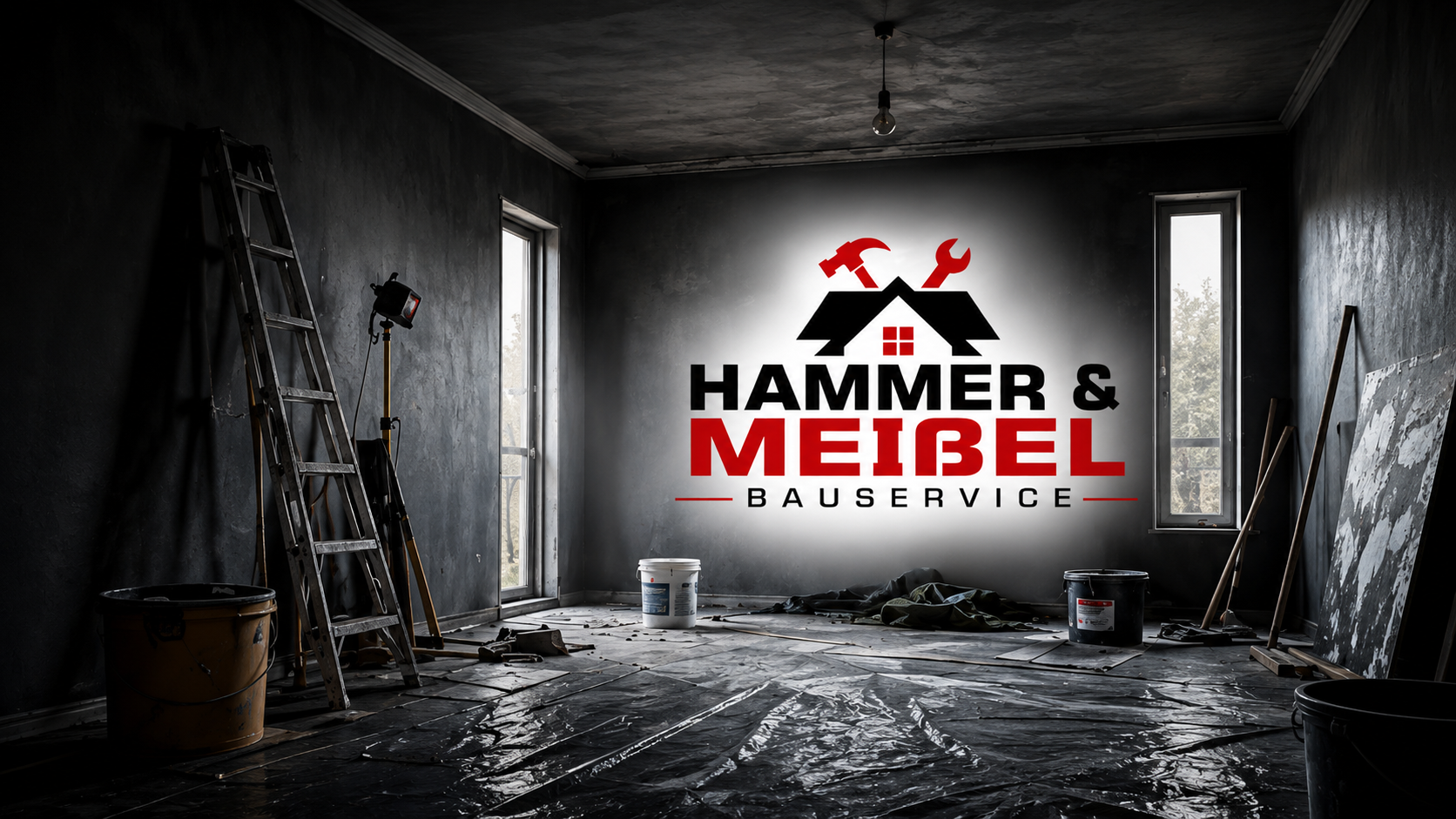 Renovierung und Modernisierung eines Wohnraums durch Hammer & Meißel Bauservice – professionelle Sanierung und hochwertige Ausführung.